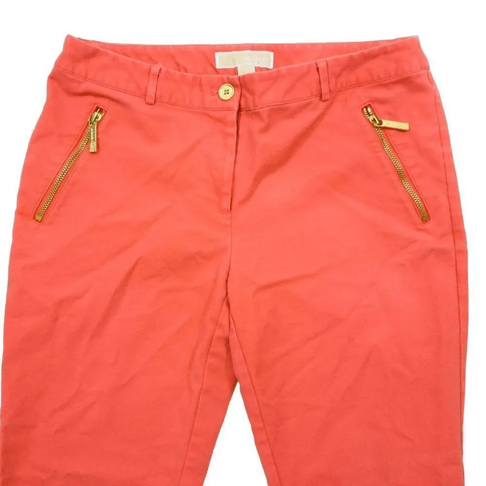 Michael Kors Size 6 Coral Orange Pants